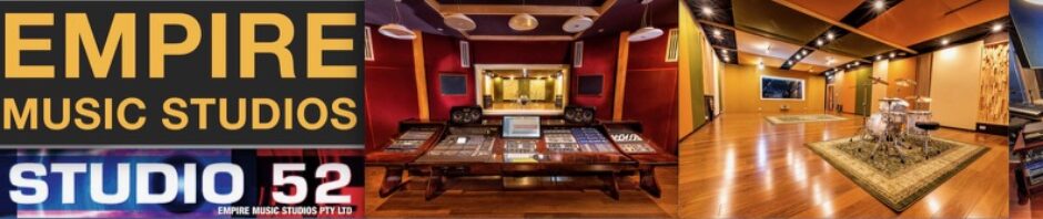 Recording at Empire Music Studios, Melbourne